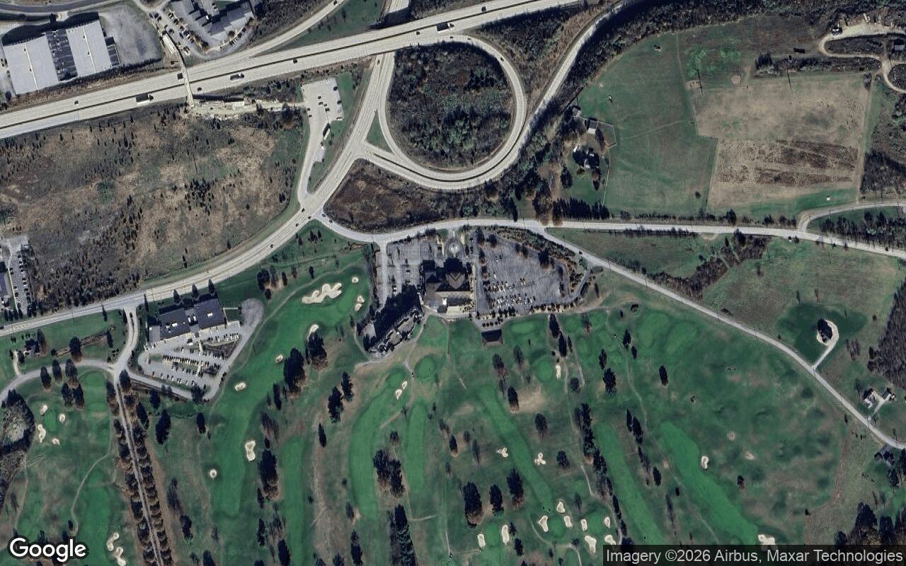 Satellite view of Tom’s Run Golf Course