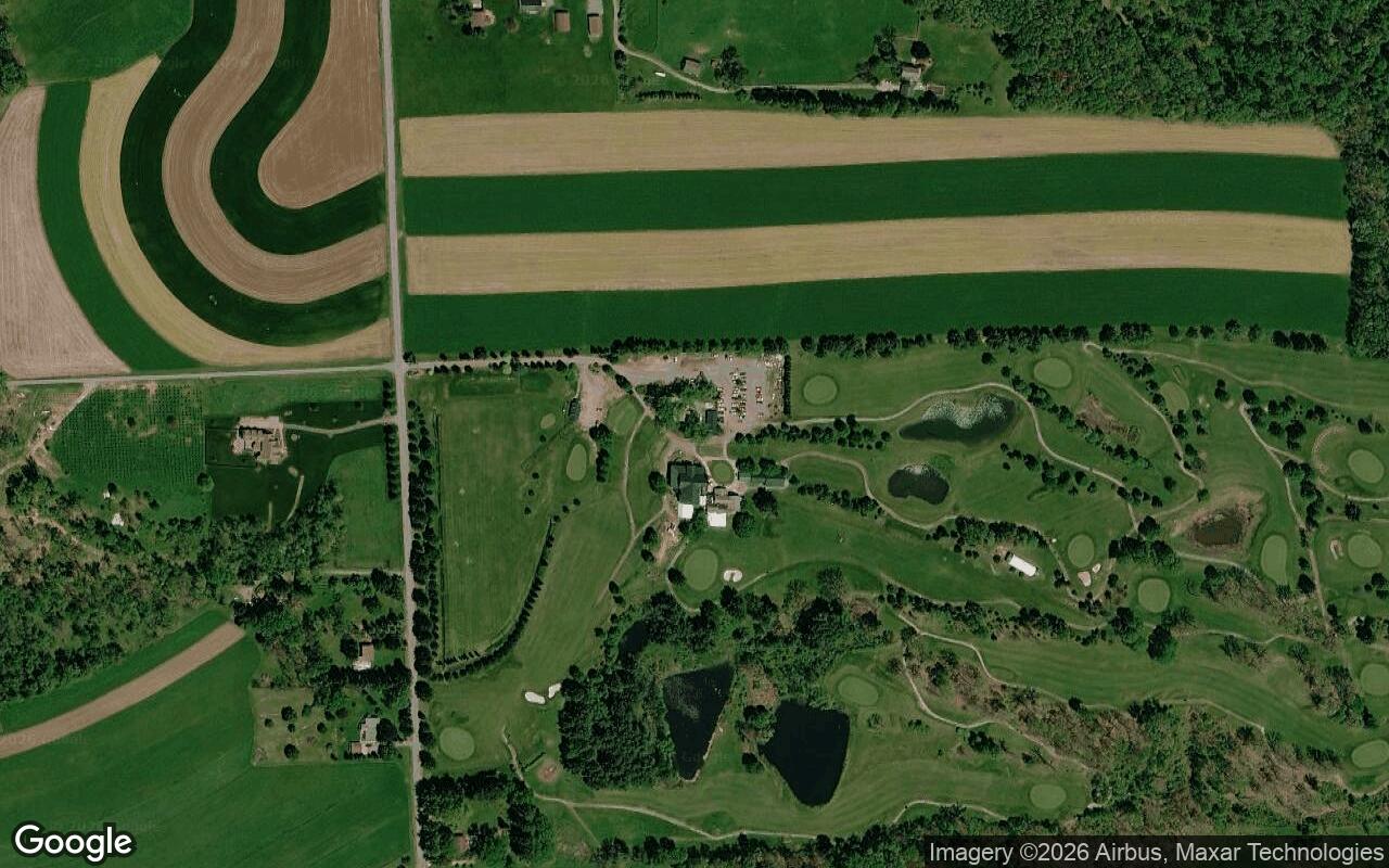 Satellite view of Strawberry Ridge Golf Course