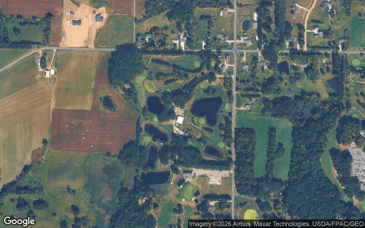 Satellite view of Mulligan Springs Golf Course