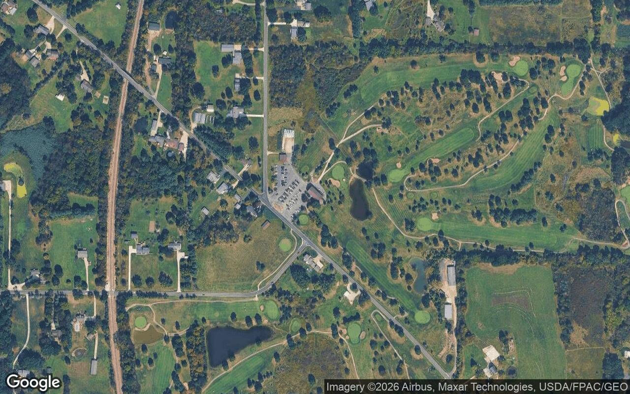 Satellite view of Raccoon Hill Golf Club