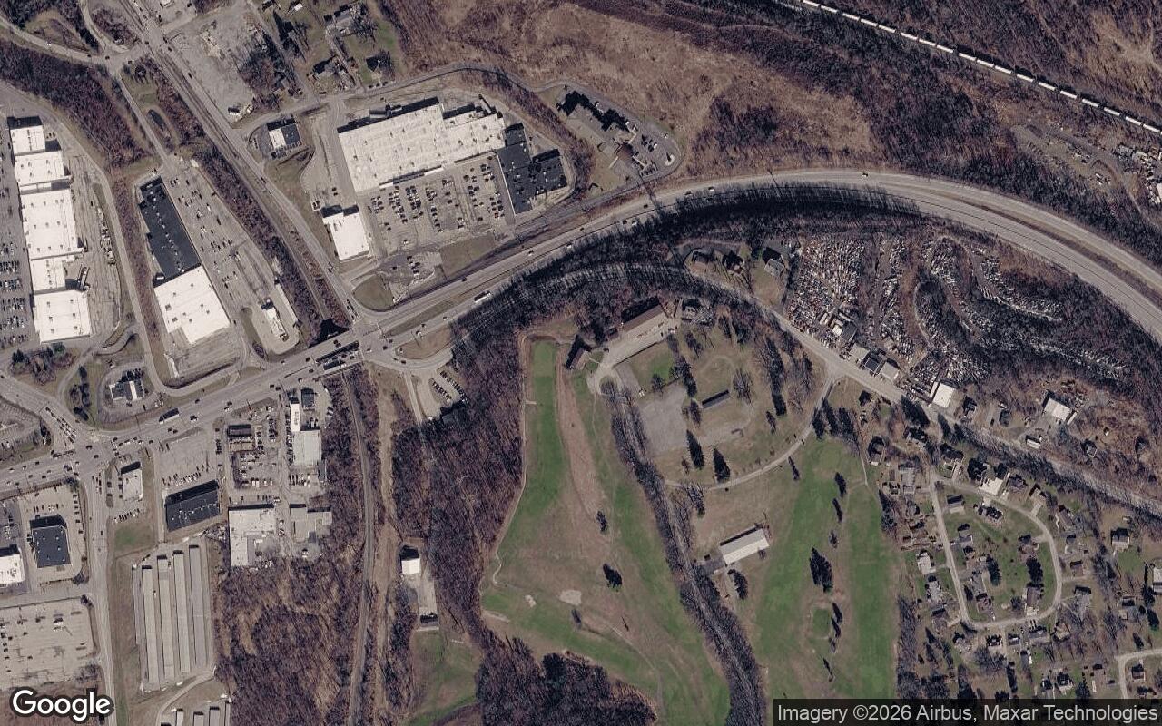Satellite view of Mt Odin Park Golf Course