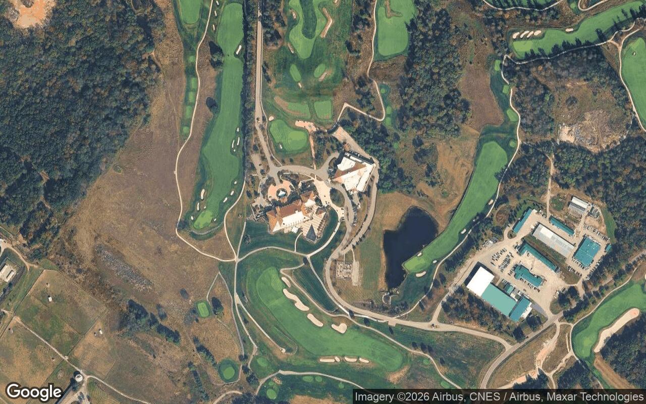 Satellite view of Mystic Rock Golf Course