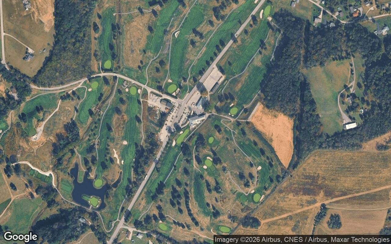 Satellite view of Pleasant Valley Golf Club