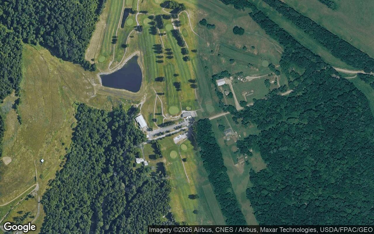 Satellite view of Mountaineer's Woodview Golf Course