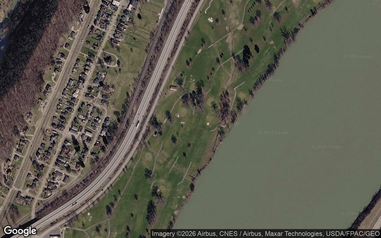 Satellite view of Fairway River Links Golf Course