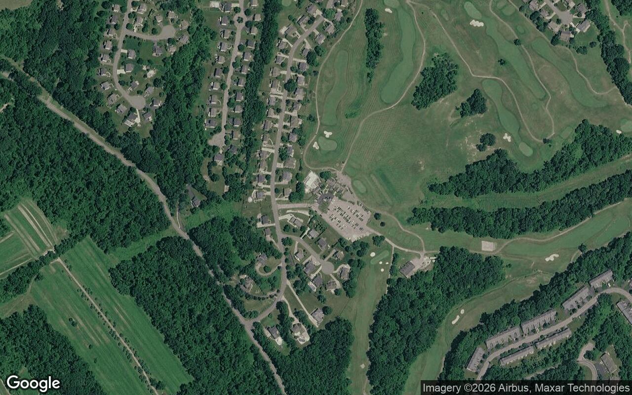 Satellite view of Hickory Heights Golf Club - Bridgeville, PA